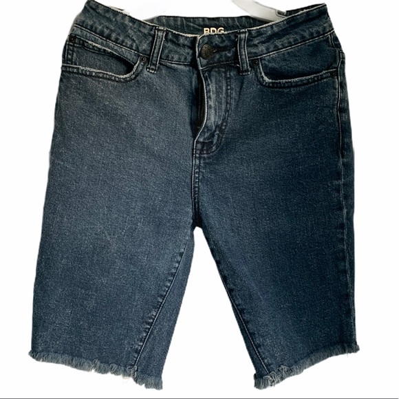 BDG Pants - BDG Biker Shorts With Raw Hem Size 26